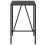 VidaXL vidaXL Bar Table Bistro Table Dining Table with Glass Top Black Poly Rattan 3