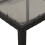 VidaXL vidaXL Gartentisch mit Glasplatte Schwarz 190x90x75 cm Poly Rattan 8