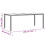VidaXL vidaXL Gartentisch mit Glasplatte Schwarz 190x90x75 cm Poly Rattan 11
