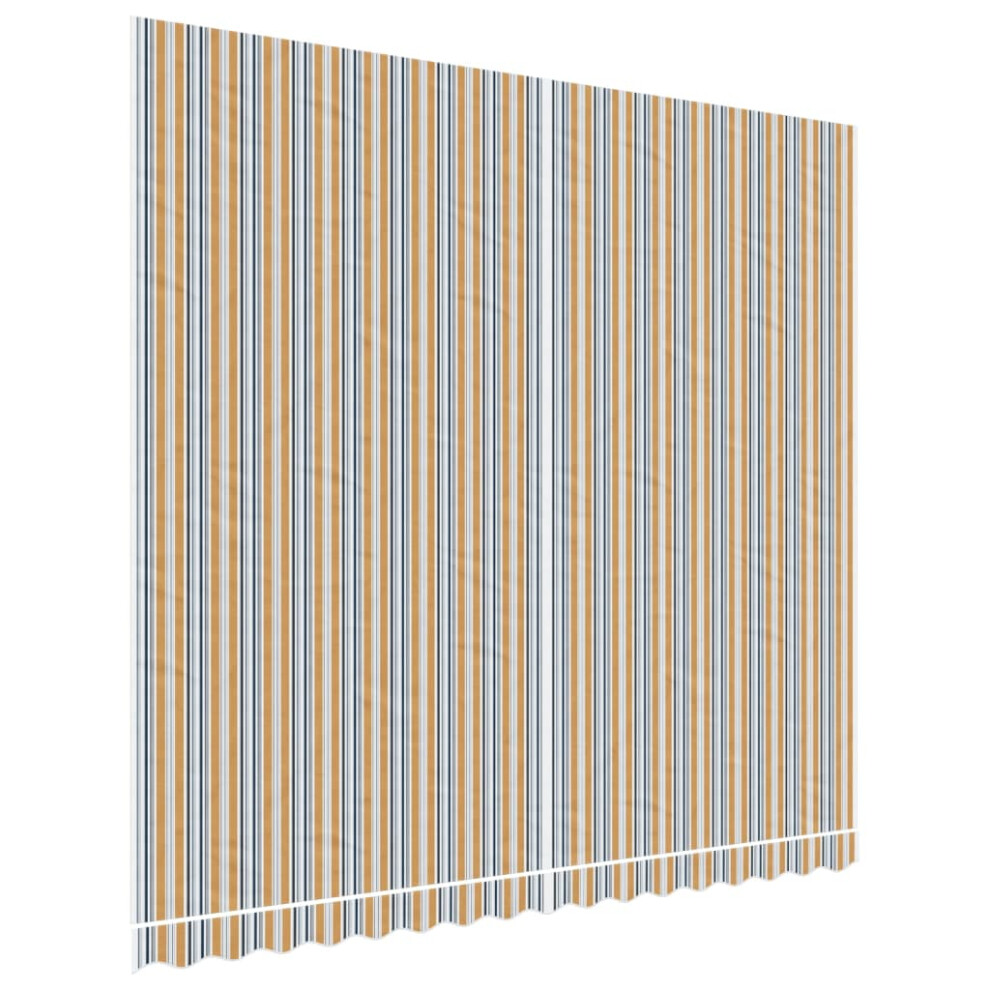 Vidaxl Replacement Fabric For Awning Canopy Cloth Multicolour Stripe 4X3.5 M