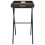 VidaXL vidaXL Folding Tray Table TV Dinner Tray Serving Side Table Brown Poly Rattan 6