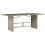VidaXL vidaXL Gartentisch mit Glasplatte Hellgrau 190x80x74 cm Poly Rattan 1
