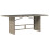 VidaXL vidaXL Gartentisch mit Glasplatte Hellgrau 190x80x74 cm Poly Rattan 5