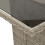 VidaXL vidaXL Gartentisch mit Glasplatte Hellgrau 190x80x74 cm Poly Rattan 8