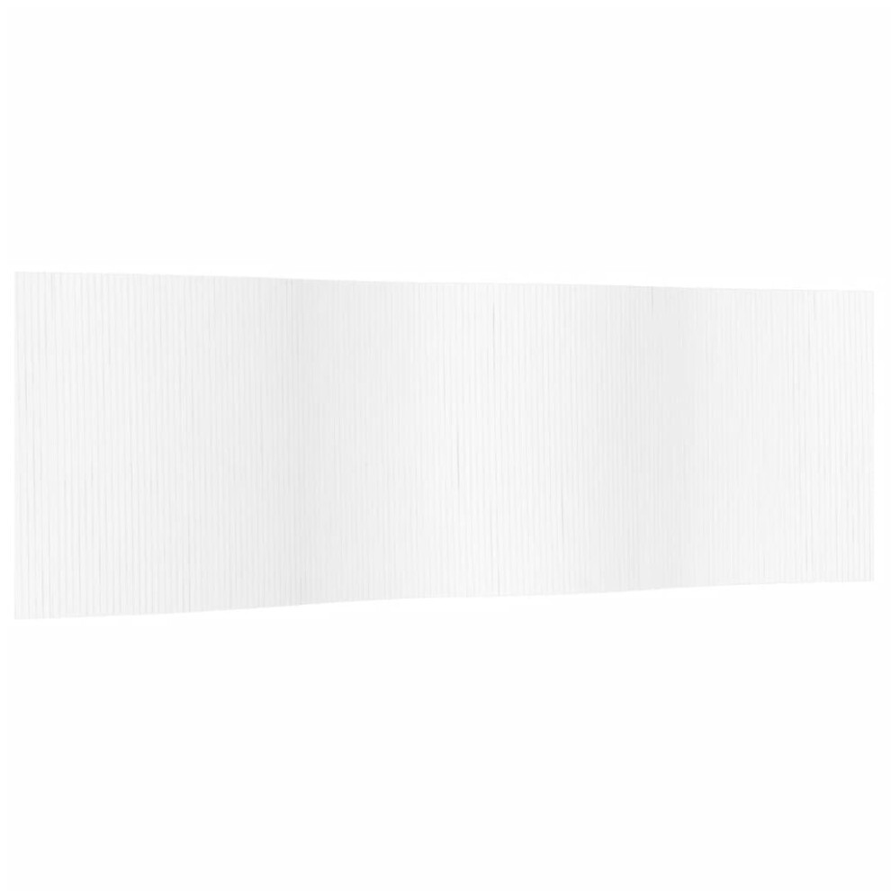 vidaXL Room Divider Privacy Screen Room Partition Privacy Panel White Bamboo
