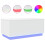 VidaXL vidaXL Coffee Table with LED Lights Hall End Table Side Tea Sofa Table White 2