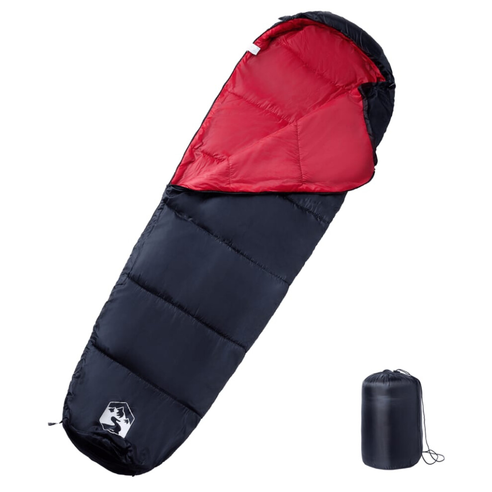 vidaXL Mummy Sleeping Bag For Adults Camping Hiking Sleeping Bag 3 Seasons