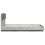 VidaXL vidaXL Bed Frame with Headboard Concrete Grey Small Double Engineered Wood 5