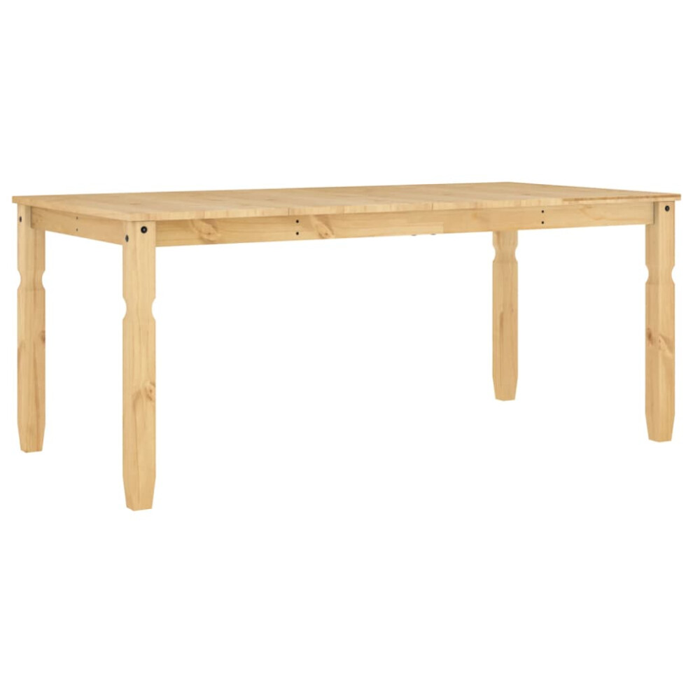 vidaXL Dining Table Kitchen Table Dining Room Dinner Table Solid Wood Pine