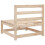 VidaXL vidaXL Garden Sofa Set 8 Piece Outdoor Sofa Set Corner Sofa Solid Wood Pine 9