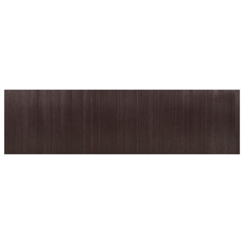 VidaXL vidaXL Room Divider Privacy Screen Panel Room Partition Dark Brown Bamboo 2