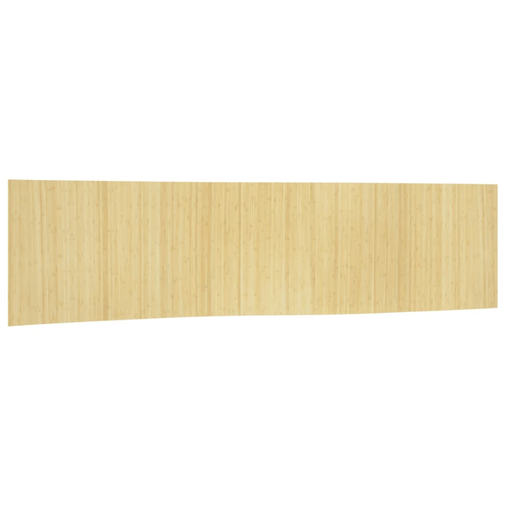 vidaXL Room Divider Privacy Screen Panel Room Partition Light Natural Bamboo
