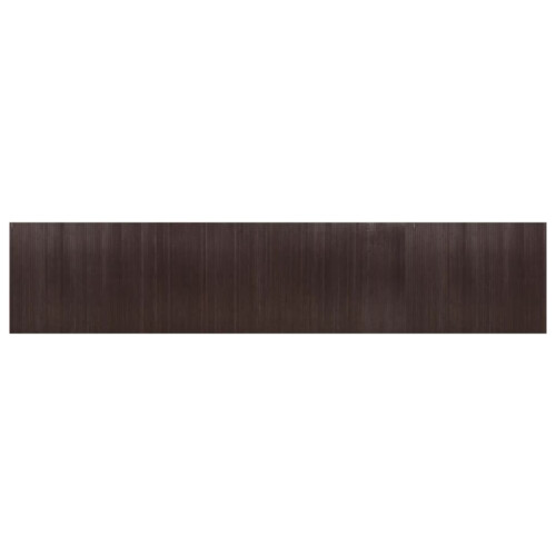 VidaXL vidaXL Room Divider Privacy Screen Panel Room Partition Dark Brown Bamboo 2
