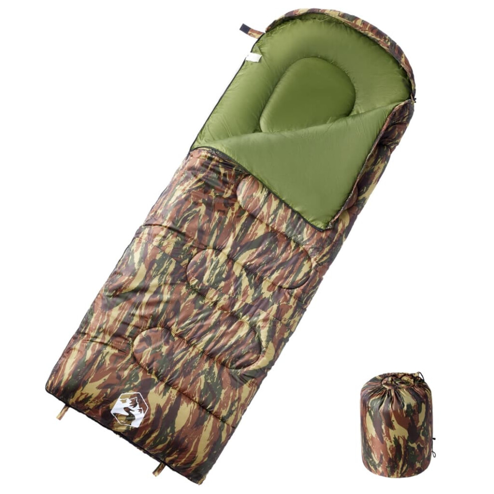 Vidaxl Sleeping Bag For Adults Camping Outdoor Hiking Sleeping Bag 3-4 Seasons