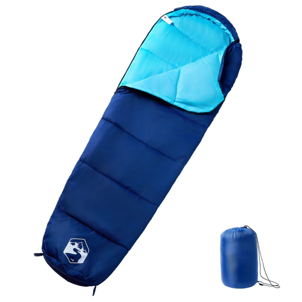 vidaXL Mummy Sleeping Bag for Adults Camping Hiking Sleeping Bag 3 Seasons