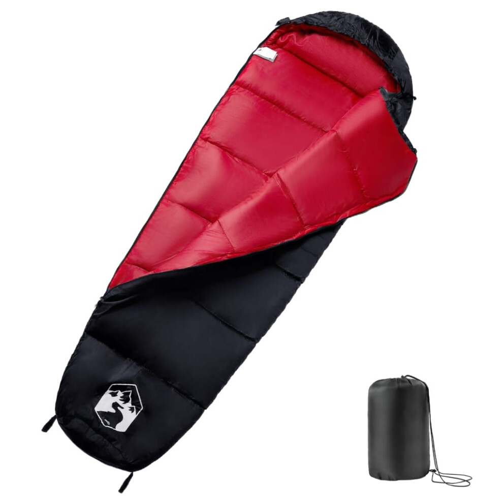 vidaXL Mummy Sleeping Bag for Adults Camping Hiking Sleeping Bag 3 Seasons