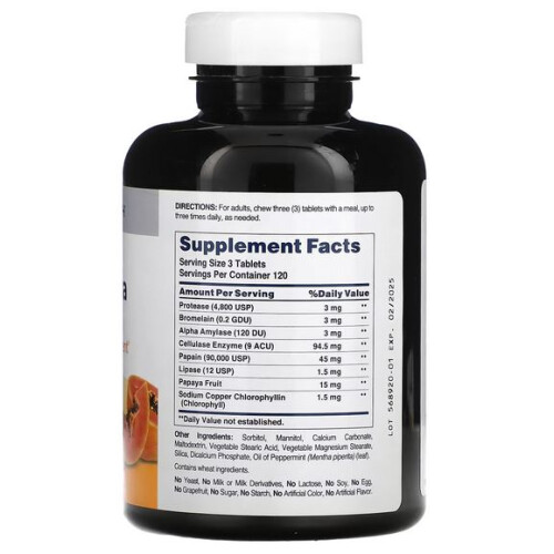 American Health, Ψιλοψυγές Σούπερ Παπάγια Ενζύμες Πλάς, 360 Tablettes 1