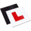 Fully Magnetic Car L-Plates Red L Plate 2 Pack 3