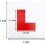 Fully Magnetic Car L-Plates Red L Plate 2 Pack 5