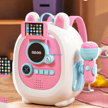 (Rosa) Micrófonos de Karaoke, Máquina de Karaoke, Altavoz Bluetooth, Juguetes, Regalos para niños y niñas