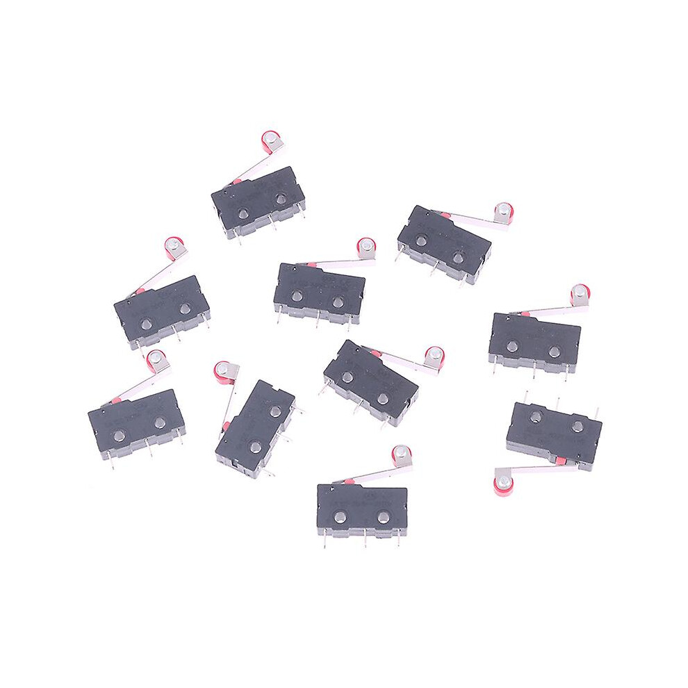 10Pcs Kw11-3Z 5A 250V Micro Switch Microswitch 3 Feet Limit Switch With Wheels 7669443018398