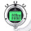 Stopwatch Metal Stopwatch Timer With Backlit 1/100th Second Precision 2 Lap Memory Digital Stop Watch 3
