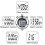Stopwatch Metal Stopwatch Timer With Backlit 1/100th Second Precision 2 Lap Memory Digital Stop Watch 5
