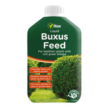 Vitax Buxus Feed Liquid 1L - Tailored plant nutrient for sturdy growth and healthy green foliage in pots or garden beds