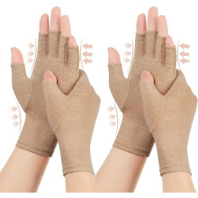 (Black, Medium 2Pair) 2 Pairs Arthritis Compression Gloves, For Arthritis, Rheumatoid, Arthritis, Carpal Tunnel Pain, Compression Gloves For Arthritis For Women
