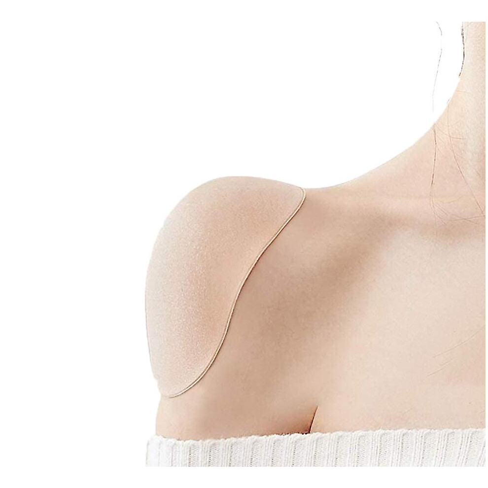 (Fabric skin color) Silicone Shoulder Pads For Womens Clothings, Anti-slip Shoulder Push-up Pads