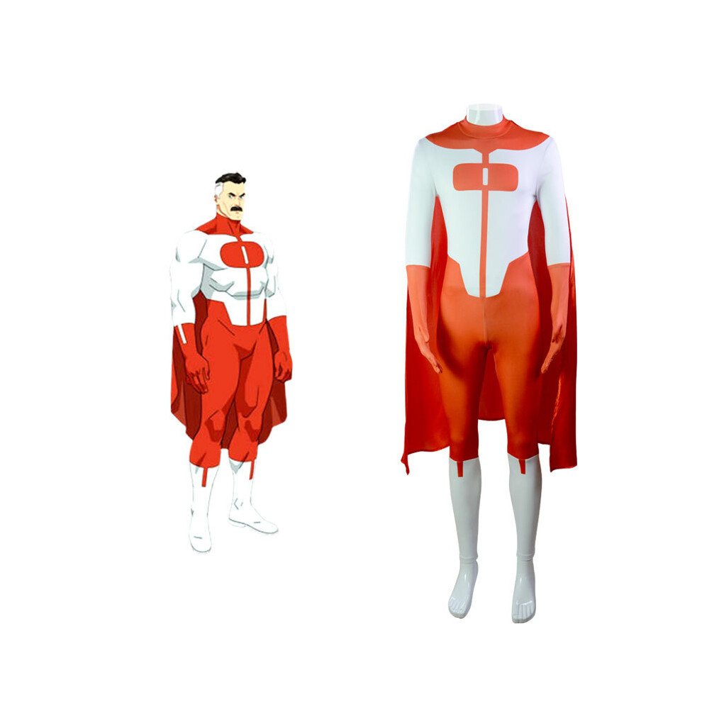 Omni Man, M) Costume Invincible Cosplay Bodysuits Hero Cape Cartoon Virtual  Character Cool on OnBuy