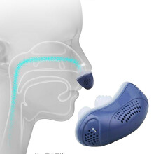 (Blue) Micro Electric Cpap Noise Anti-snoring Device Sleep Apnea Stop Snore Aid Stopper