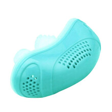(White) Micro Electric Cpap Noise Anti-snoring Device Sleep Apnea Stop Snore Aid Stopper