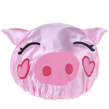 Double-layer Children Cartoon Waterproof Shower Cap Cute Baby Bath Cap
