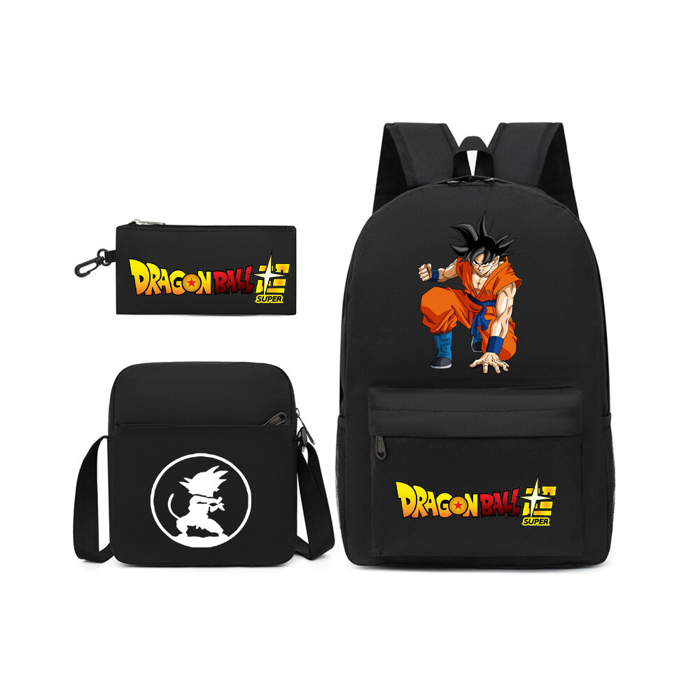 (style 3) Dragon Ball School Backpack & Messenger Bag Set Wukong-image-OPC-PDTNSKS-NEW
