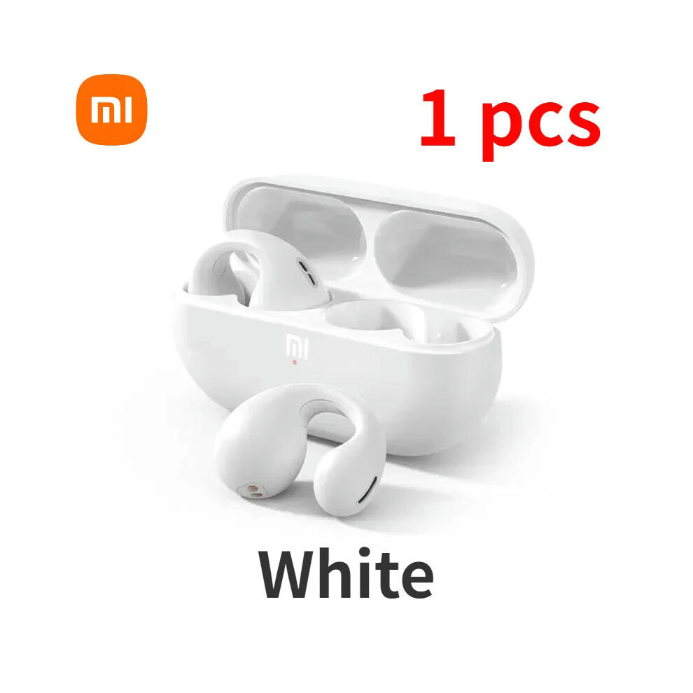 (White) Xiaomi Sound Earcuffs Wireless Bluetooth Earphones TWS Earring Ear Hook Headphones Waterproof Earbuds Headset for IPhone Android