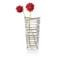 (London) Crystal Look Heavy Glass Bouquet Flower Vase