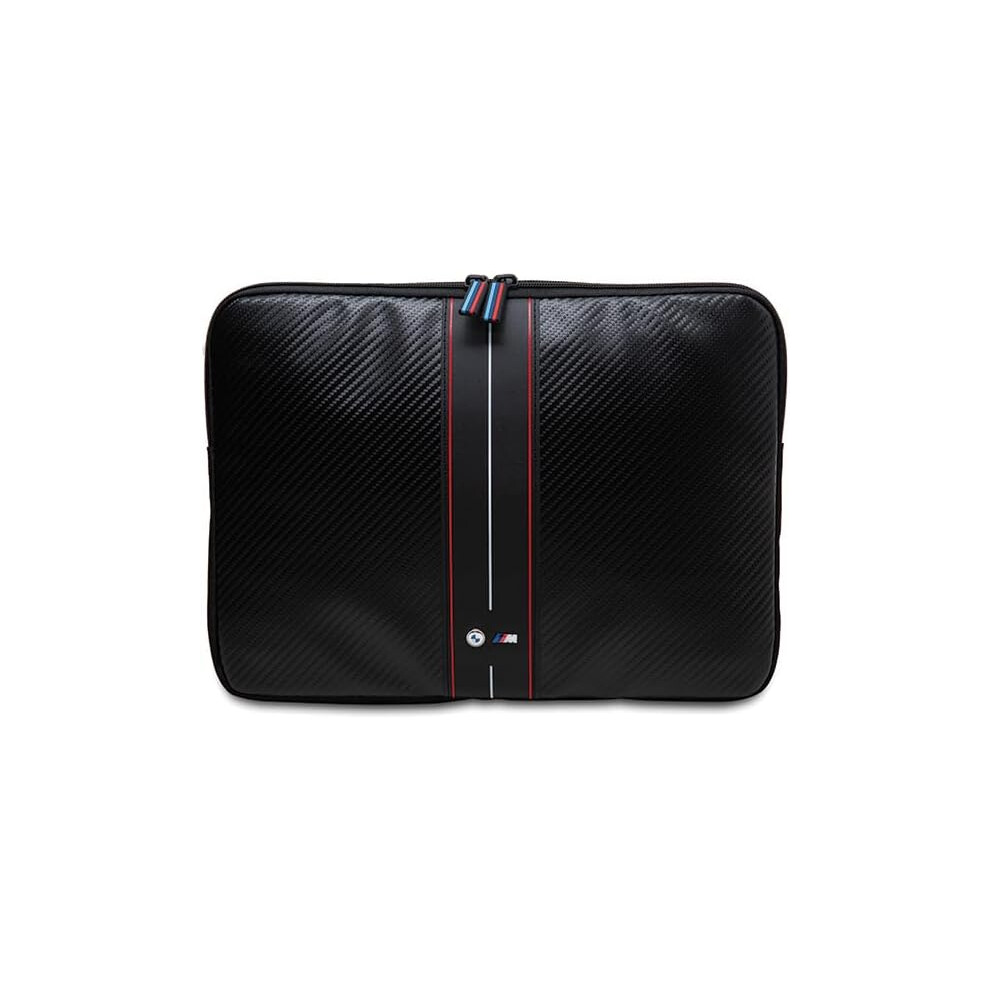 Bmw Carbon And Red Stripe Sleeve For 14" Laptop Black - Bmcs14comscakr Black,Red 3666339239619