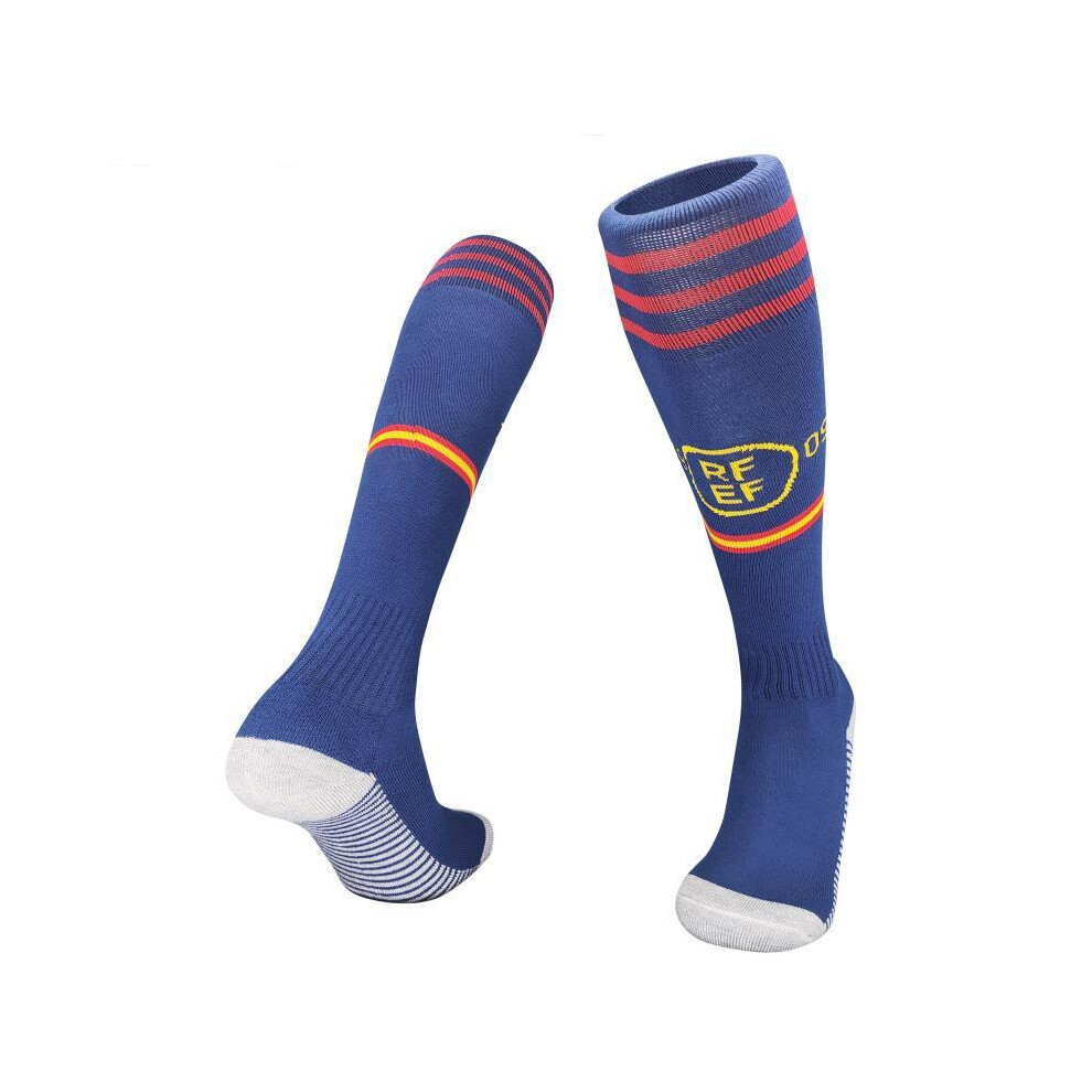 (Home, Kids(EU 30-36)) 22 Season Football Socks For RFEF Kids & Adults Training Sport Racing Stocking