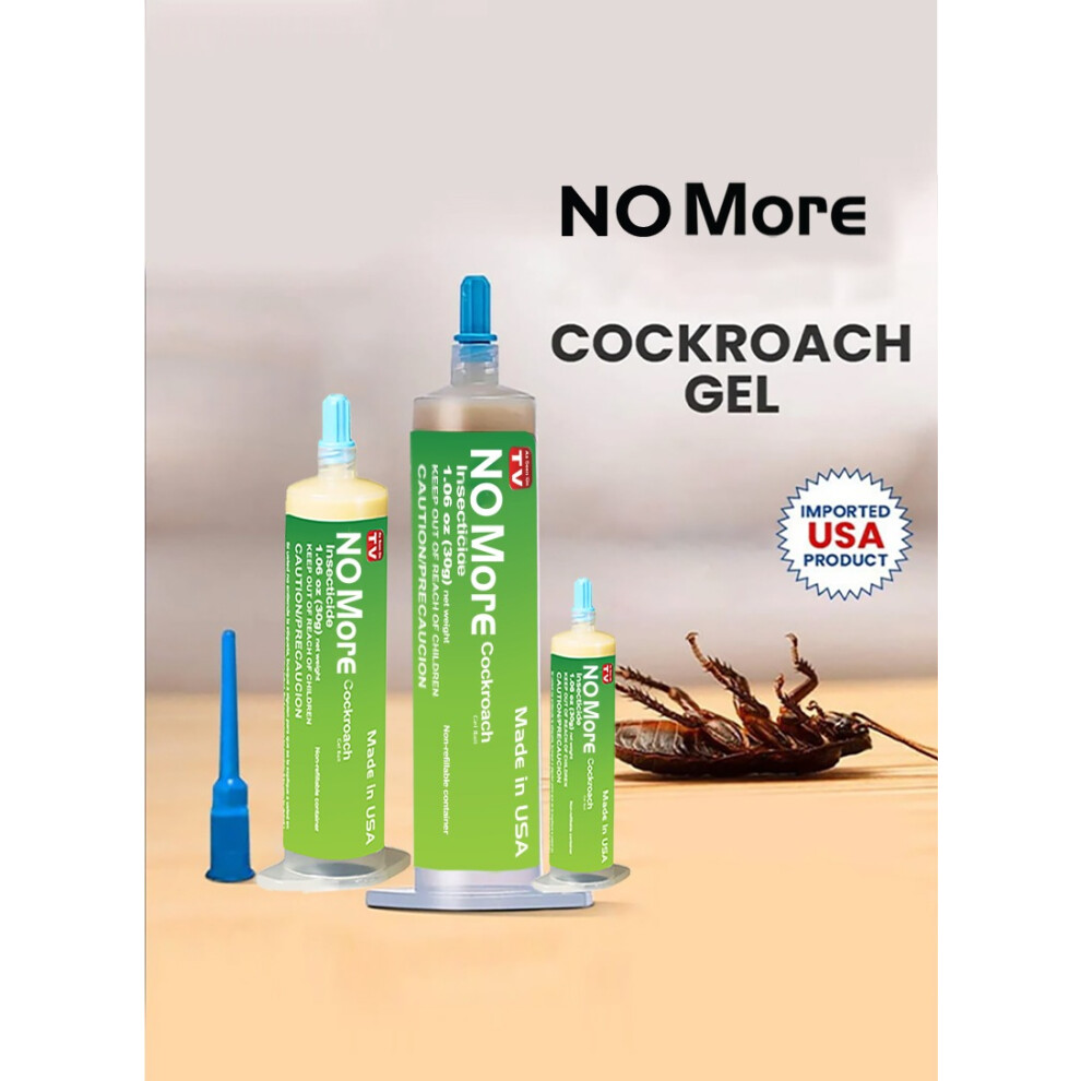 No More Cockroach Gel Bait Best Cockroach Kill Roach Gel 30g ( Pk Of 3 )