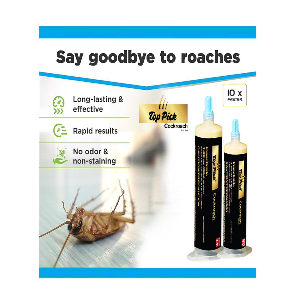 Victoria's Top Pick: Cockroach Gel Bait Of Powerful Insect Repellent 30g (Pk Of 2)