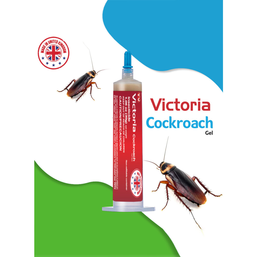 Victoria Cockroach Gel Bait insecticide Ultimate Solution for Pest Control 30g