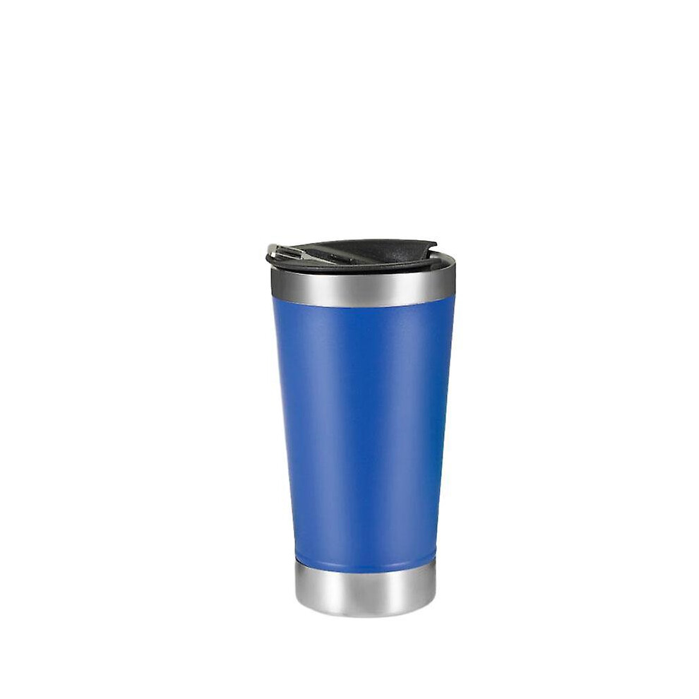 (blue) 20oz Stainless Steel Stanley Bottle Thermal Cup With Bottle Opener For Cold And Warm Water Coffee/beer-fast Shipping Brazil