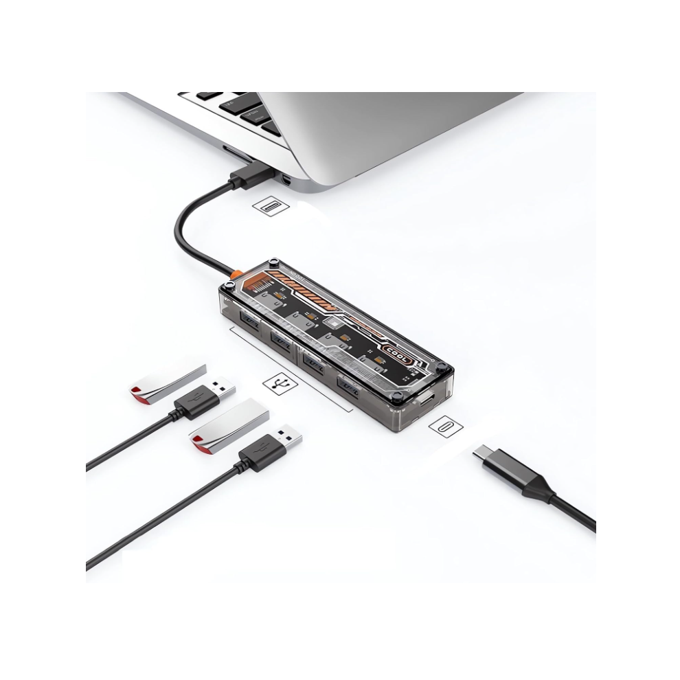 Chronus Usb C Hub, Multiport Adapter Usb C Dongle For Macbook Pro, 10 In 1 Usb C To Hdmi Adapter With Ethernet Vga Pd Port Usb 3.0 Sd/Tf Card 6976919849853