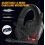 Casque de jeu avec lumière LED et micro 3