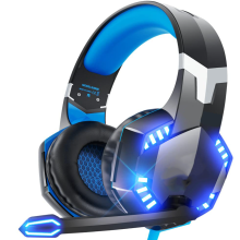 Herná náhlavná súprava pre PS5 PS4 PC Xbox One Priestorový zvuk cez ucho s LED svetlom mikrofónu pre Mac Prepínač notebooku Playstation Xbox