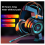 Casque de jeu filaire avec éclairage LED G58 8