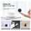 Chronus 4K Mini Wireless Security Camera with Motion Detection, Night Vision, Clock-Shaped Discreet Spy Cam, Built-in Battery & Loop Recording 5