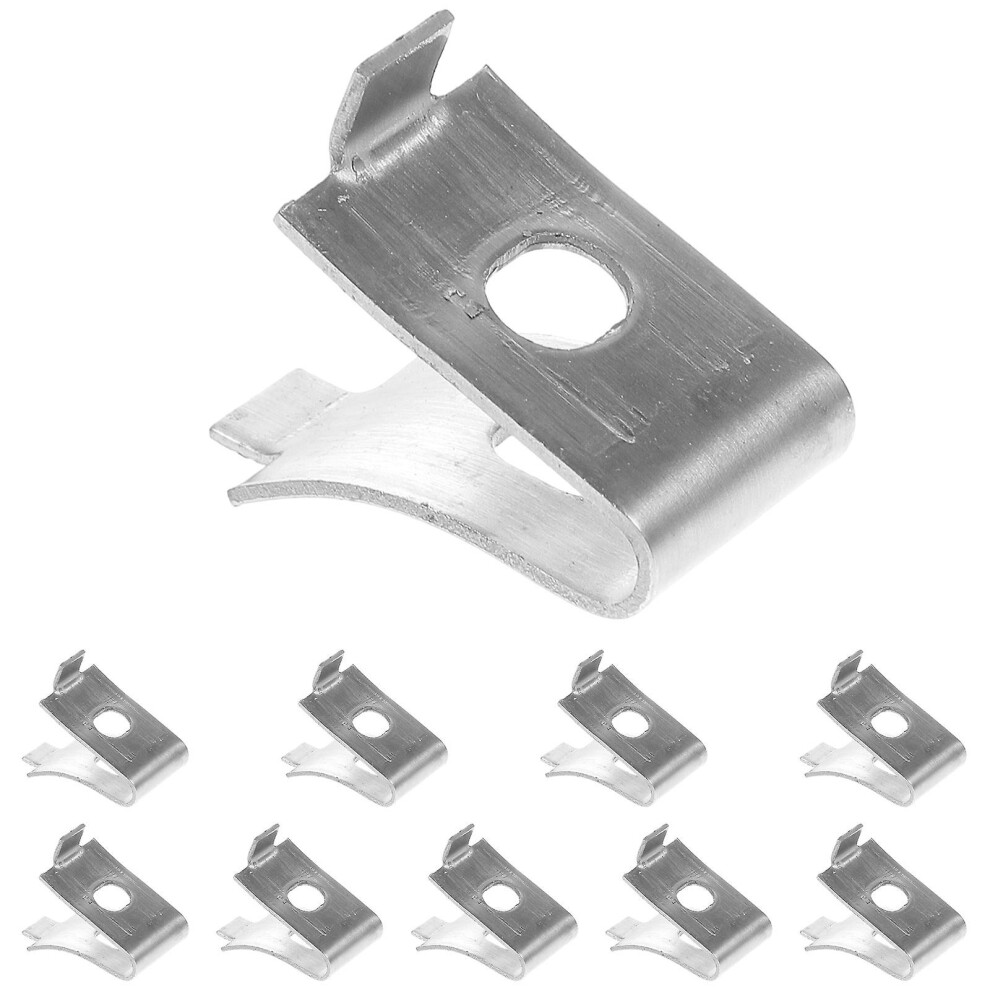 10pcs Shelf Bracket Clips Stainless Shelf Supports Clips Pilaster Shelf Pegs-image-OPC-PDTPBYD-NEW