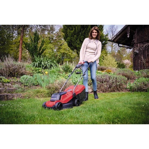 1000W Electric Lawn Mower - 32cm Cutting Width, 30L Large Capacity
